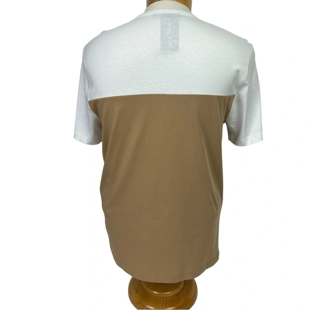 NWT Michael Kors Men’s Crew Neck Shirt Sz Medium Multi Colors Short Sleeves - Picture 5 of 12